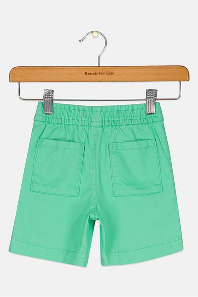 GAP Toddlers Boy Plain Drawstring Basic Shorts, Green