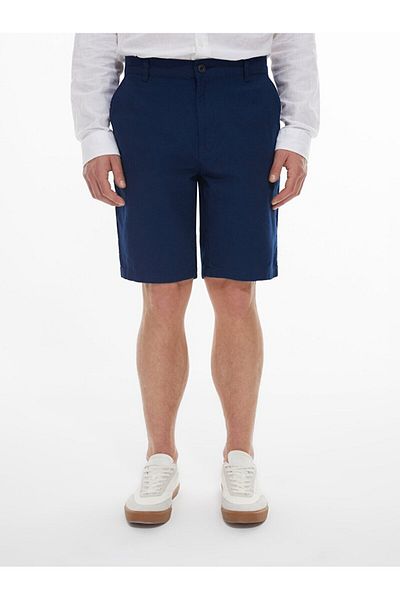 Ltb Levý vzhled Regular Midi Navy Blue Shorts