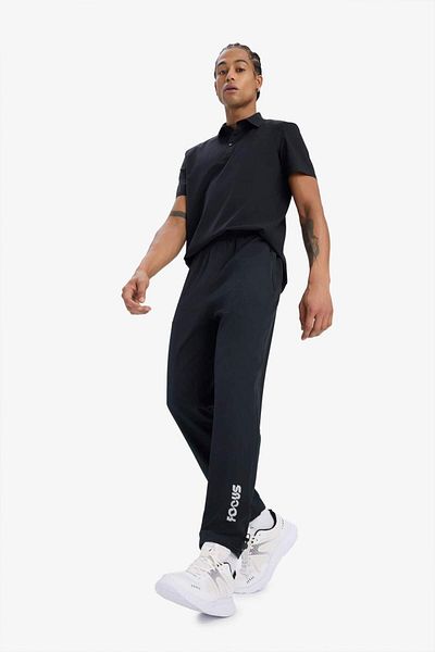 DeFacto DeFactoFit Slim Fit Στενή εφαρμογή με διπλή τσέπη υφαντό Sportsman Jogger C2833AX25SM