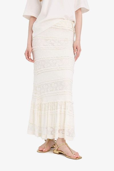 DeFacto A-Line Lined Lace Maxi Skirt F1383Ax25Sm