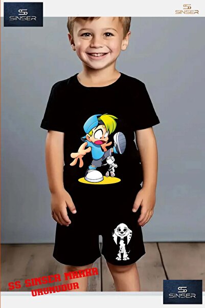 SS SİNSER Children's “Cocuk Kizgin Kopek22“ Special Printed Crew Neck T-Shirt...