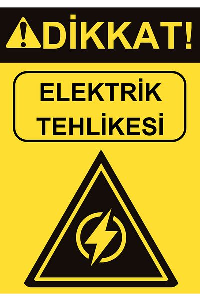 Girl Power 35 X 50 Electrical Hazard Foil Printing Sticker Warning Sign