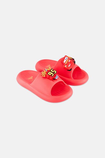 Disney Kids Boy Slip On Slipper, Red