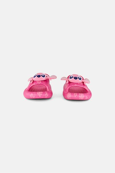 Disney Kids Girl Stitch Slip On Slipper, Pink