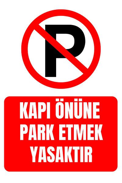 Girl Power 35 X 50 Door Front Parking Prohibited Foil Printing Sticker Warning Sign