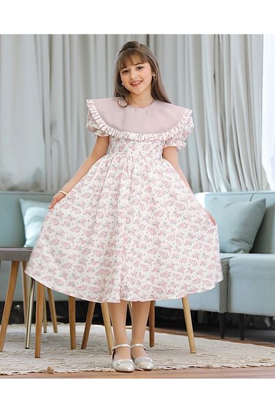 Totikids Girls' sporty floral dress - 909