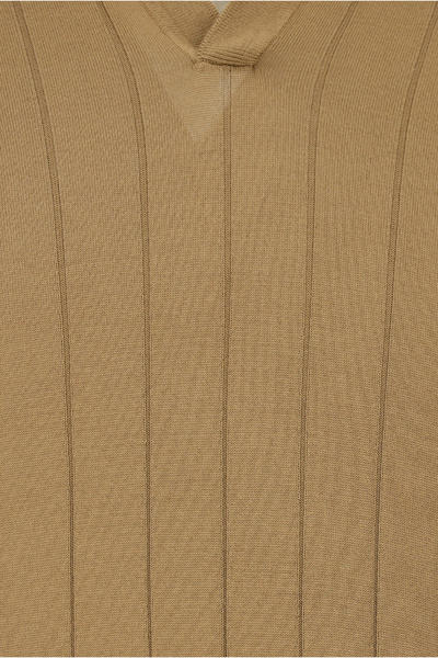 Kiğılı Slim Fit Dar Kesim Çizgili İtalyan Triko Polo Tişört