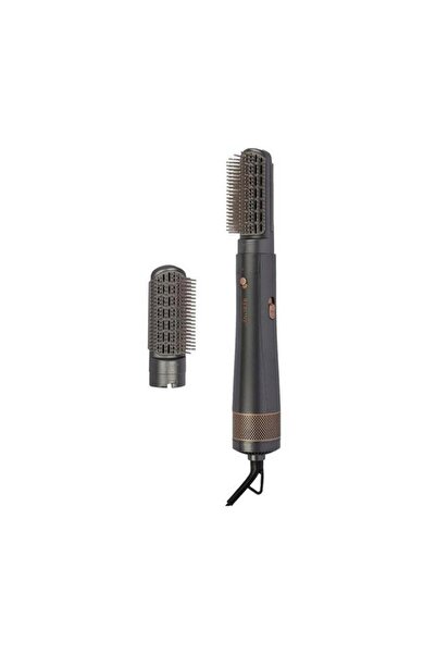 Generic REBUNE 1200W Hair Dryer with 2-Brushes Ions Dark Grey RE-2200-2