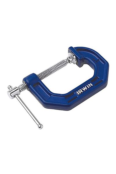 Generic IRWIN 100 Series C-Clamp Blue and Silver 1 x 1.125inch