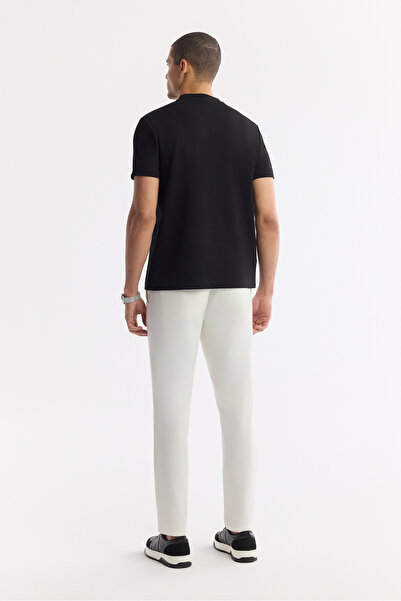 Avva Ανδρικό μπλουζάκι με στάμπα με λαιμόκοψη με δύο ελαστικότητες και κανονική εφαρμογή A51Y1089