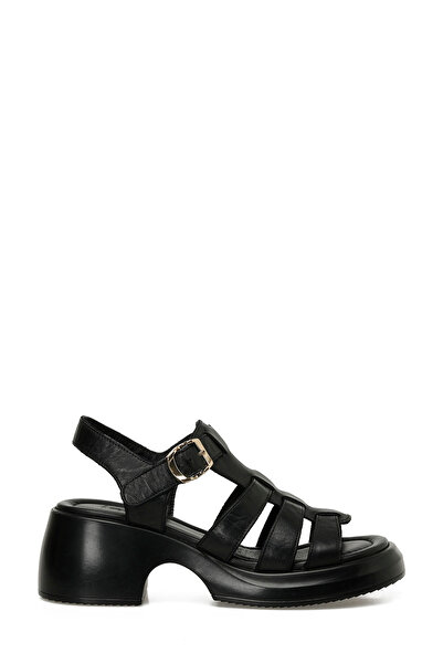 İnci INCI ISLA 5FX Siyah Kadın Kalın Taban Sandalet