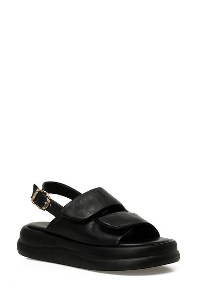 İnci Inci Inez 5Fx Black Women's Thick Sole Sandals