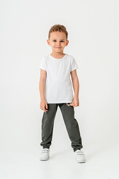 Mışıl Kids Urban Animals Sports Co Printed Boy's Tracksuit Bottom