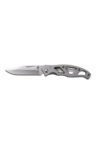 Generic Gerber Paraframe Folding Knife Silver 13.2cm