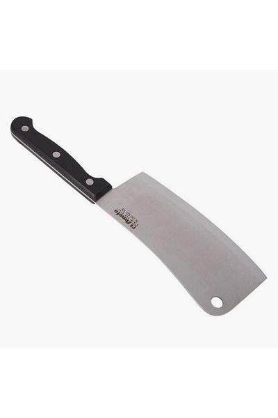 Generic Amefa Dishwasher Safe Stainless Steel Cleaver Knife Silver and Black 15cm R26600PCX1130