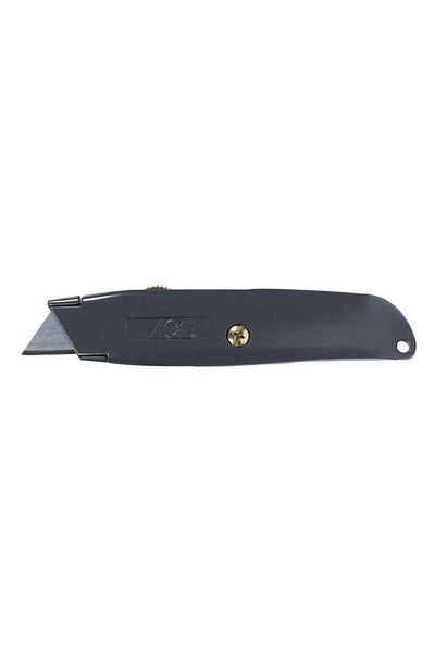 Generic ACE Heavy Duty Retractable Utility Knife Black
