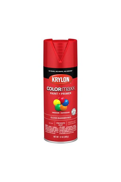 Generic KRYLON Colormaxx Indoor and Outdoor Spray Paint and Primer Red 12oz K05503007
