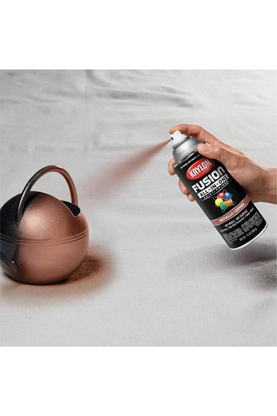 Generic KRYLON Fusion All-In-One Spray Paint and Primer Metallic Copper 12oz K02768007