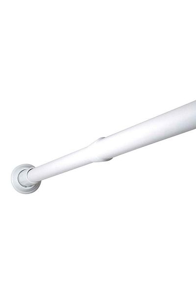 Generic TATAY Shower Curtain Rod 140-250 cm White