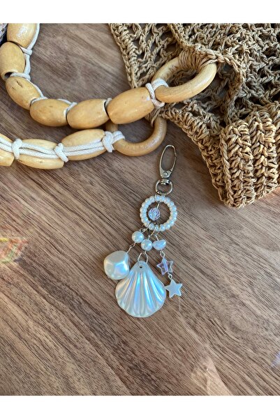 Pinky Lady Sea Themed Pearl Bag Charm Summer Beach Bag Charm