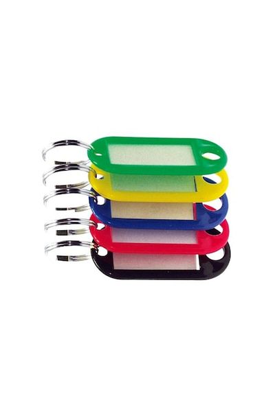 FESTA Set Keychain Tags with Label, 100 pcs