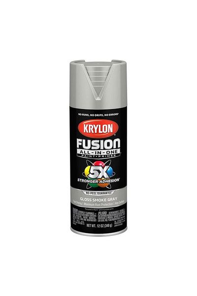Generic KRYLON Fusion All-In-One Spray Paint and Primer Gloss Smoke Grey 12oz K02723007