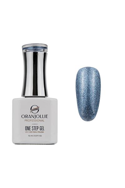 Intisimo Oja semipermanentă, profesională, 15 ml, într-un singur pas, cod OS204 (074), sidefată, albastră