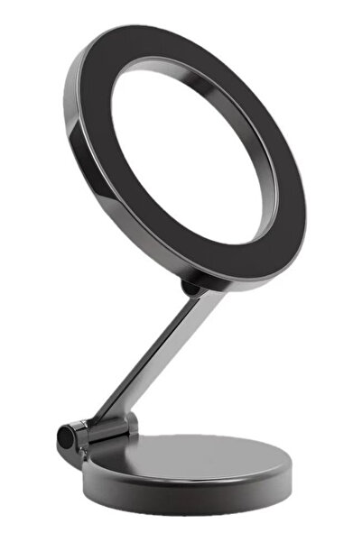 Techmaster Araç İçi Katlanabilir Magsafe ile Uyumlu 360° Dönebilen Manyetik Telefon Tutucu H800