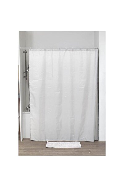 Generic Tendance High Quality Polyester Bathroom Shower Curtain White 180 x 200cm 1204100