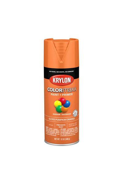 Generic KRYLON Colormaxx Indoor and Outdoor Spray Paint and Primer Pumpkin Orange 12oz K05532007