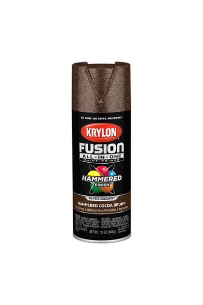 Generic KRYLON Fusion All-In-One Rust Resistant Spray Paint Hammered Cocoa Brown 12oz K02785007