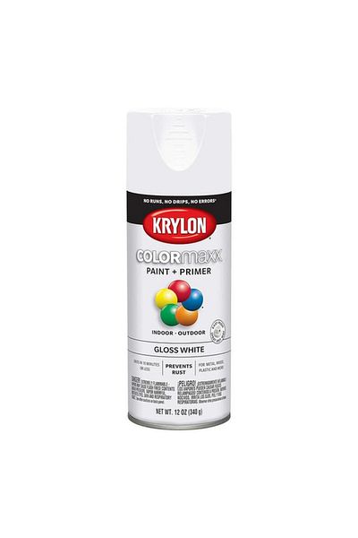 Generic KRYLON Colormaxx Indoor and Outdoor Spray Paint and Primer White 12oz K05545007