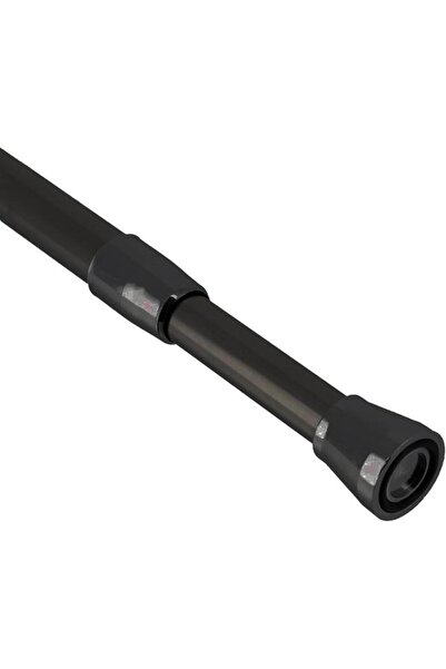 Generic Tendance Adjustable Aluminium Shower Curtain Rod Black 110-200cm 2103103