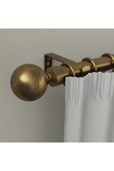 Generic Micasa 25/28mm Durable High Quality Long Lasting Sturdy Curtain Rod Gold 160-310cm