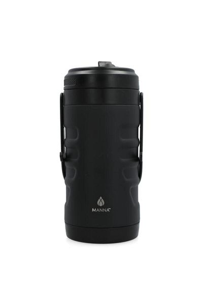 Generic MANNA Olympus Stainless Steel Leakproof Double Wall Water Bottle Black 67oz
