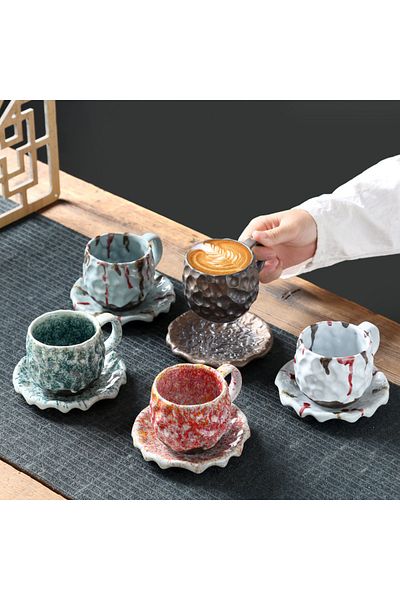 Generic كوب قهوة - ورد - 270 مل