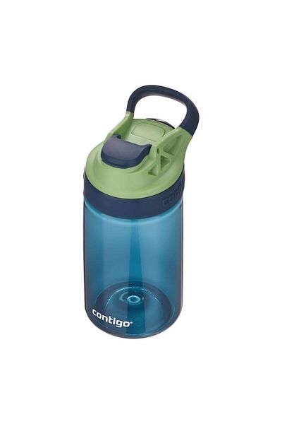Generic Contigo Gizmo Sip Water Bottle Blueberry Green Apple 420ml