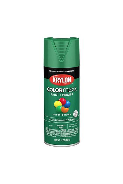 Generic KRYLON Colormaxx Indoor and Outdoor Spray Paint and Primer Emerald Green 12oz K05517007
