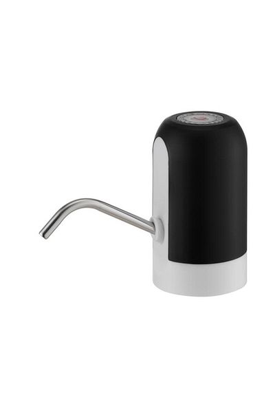 Generic NEWSTAR 1200mAh Automatic Water Bottle Pump Black and White S801
