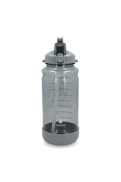 Generic MANNA Pilot Lightweight Fitness Gym Outdoor Sports Water Bottle Grey 74oz