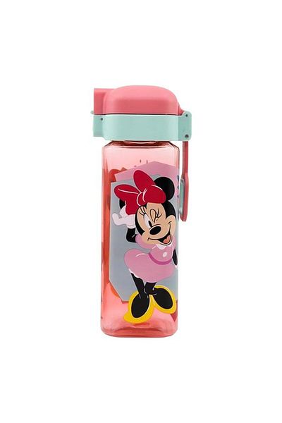 Generic STOR Minnie Mouse Ecozen BPA-Free Water Bottle with Safety Lock Pink and Blue 550ml