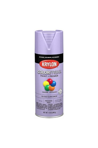 Generic KRYLON Colormaxx Indoor and Outdoor Spray Paint and Primer Gum Drop 12oz K05521007