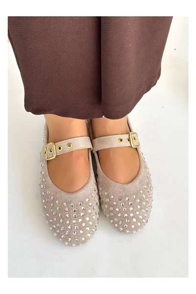 Papuçcity Dvmd 03140 Orthopedic Women's Daily Stone Ballerinas