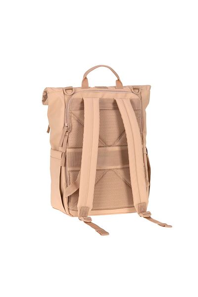 Lassig Rolltop up Baby Care Backpack Peach Rose