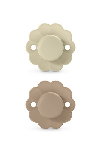 Suavinex Set 2 suzete fiziologice 0-6 luni, caramel Wonderland Butterfly Suavinex