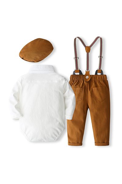 Kidohug Boys' elegant suit, Kidohug Little Chestnut, Brown