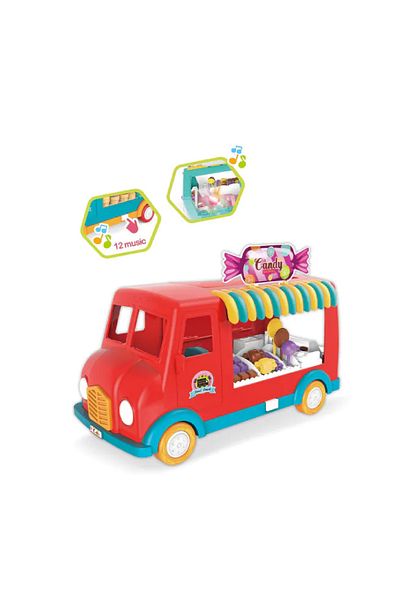 rexa Ice Cream Truck Musical Food Truck Pretend Play Kids Toy Car With Light
