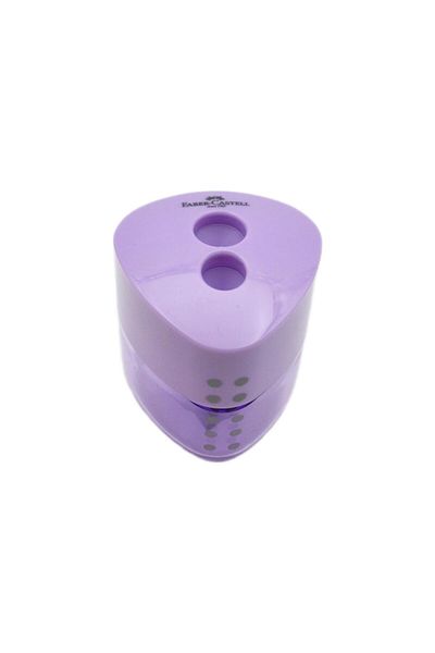 Faber Castell Auto Double Chamber Sharpener Pastel Colors 183107