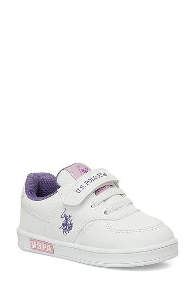 U.S. Polo Assn. Original U.S. Polo Assn. White Girl's Sneaker