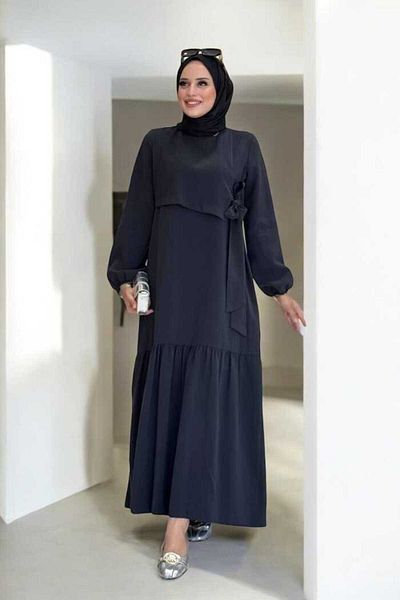 Bym Fashion Lacing Detailed Dress 3974 Black